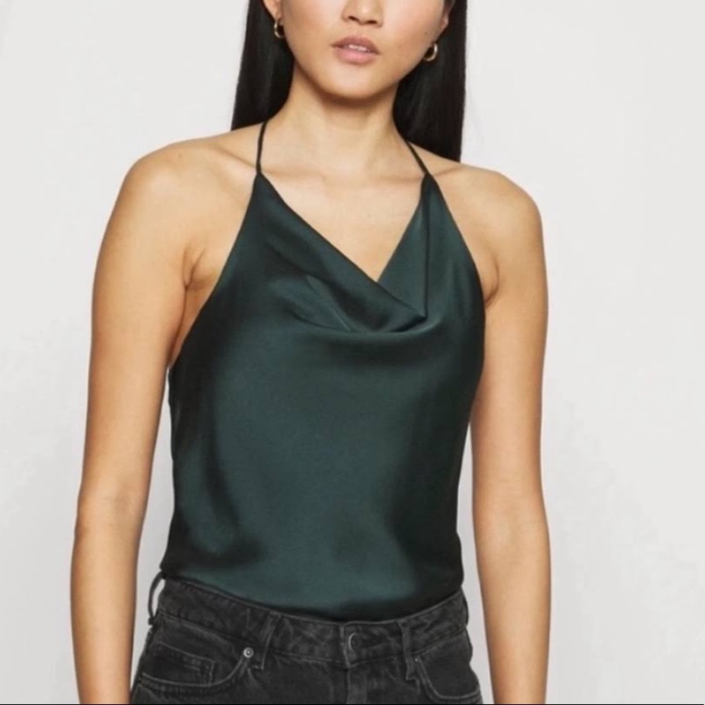 Abercrombie Satin Bodysuit - New with tags!